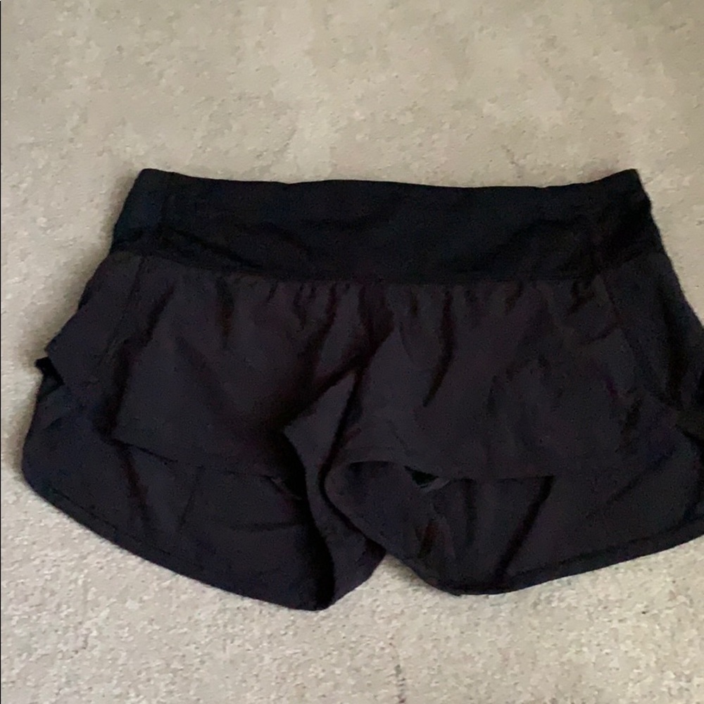 Lululemon Running Shorts Black